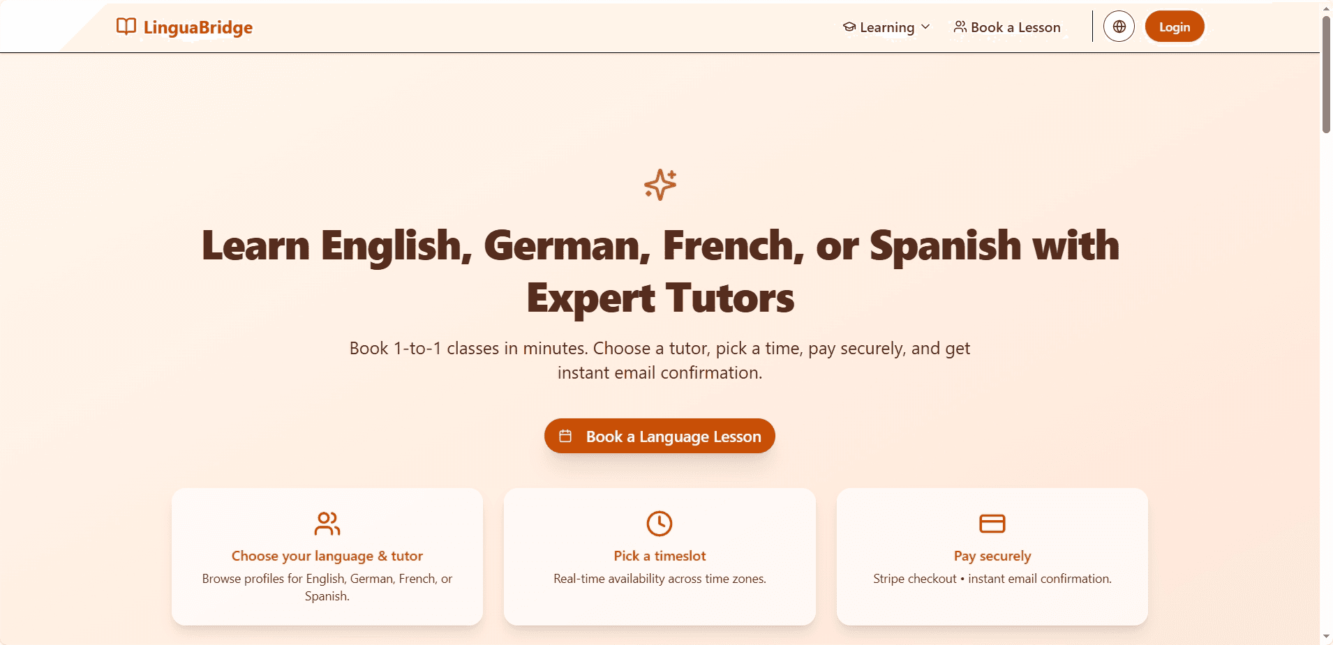 Language Learning Platform cover